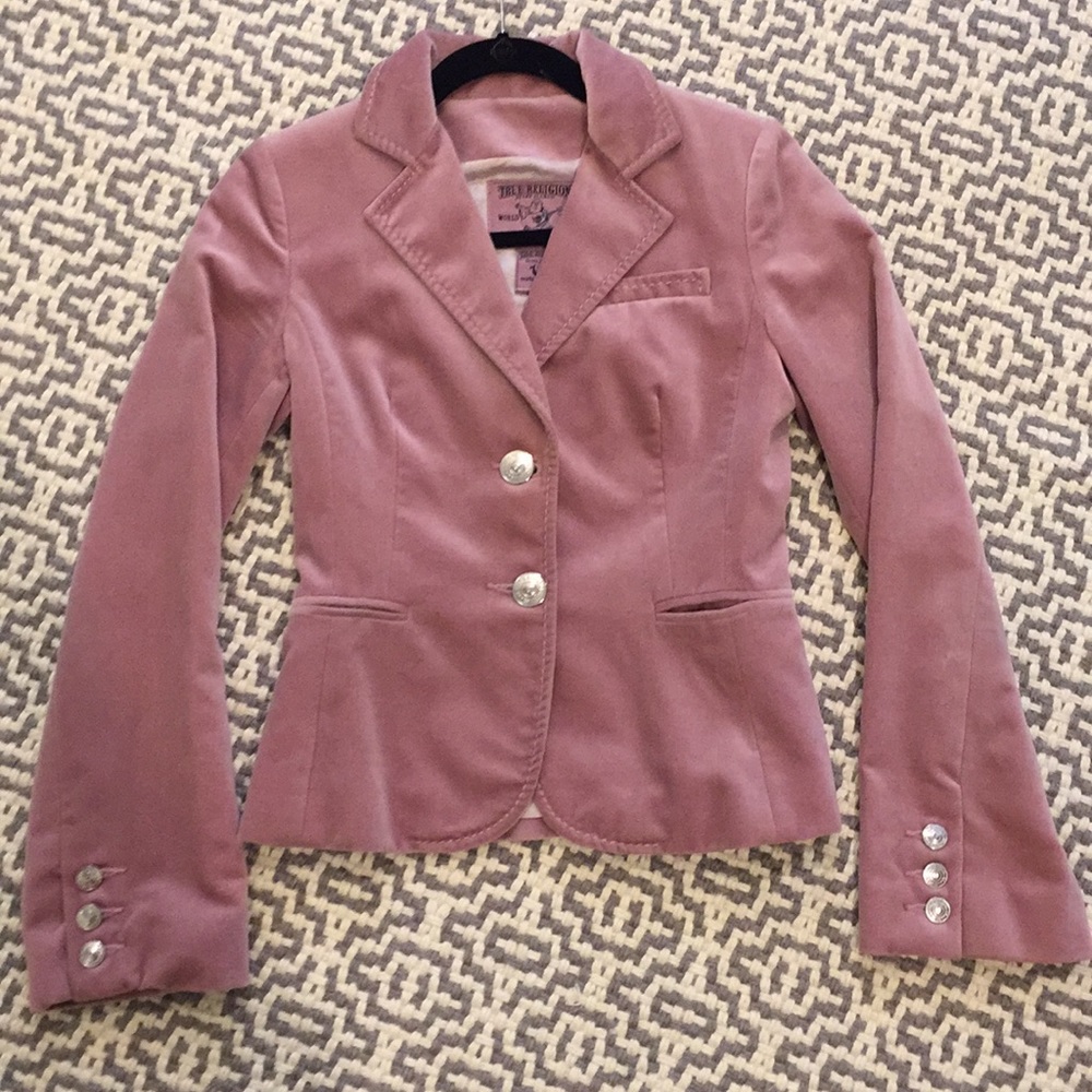 True Religion Velvet Jacket Size XS